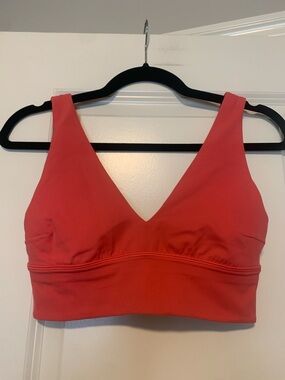 Lululemon Bright Coral Align Sports Bra Sz 6
No pads, Good Condition